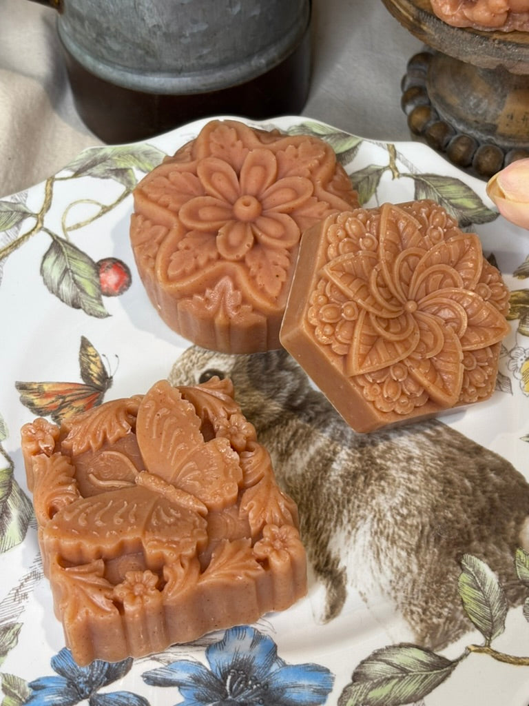 Moonlight Wildflower Fields Soap Collection: Enchanted Mini Heart Bloom Trio