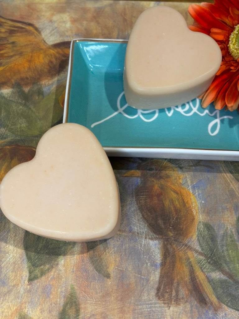 Love Potion Soap Collection: Golden Blush Heart