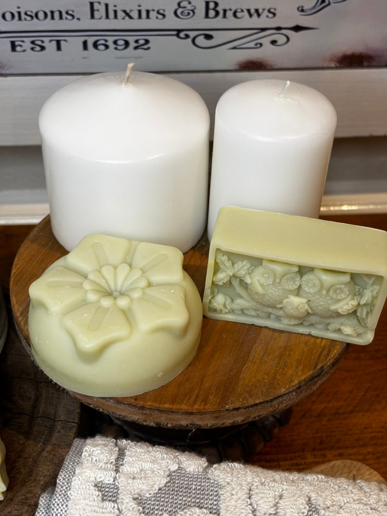 Moonlight Garden Collection: Garden Star Rosette - French Green Clay Soap