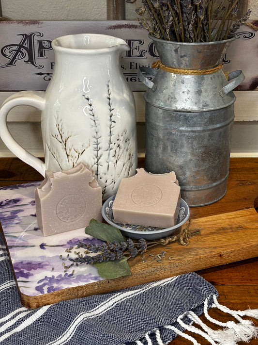 Milk & Moonlight Soap Collection: Midnight Lavender Cream